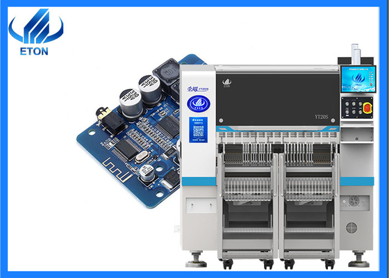 Máquina de montagem SMT Windows 7 98000CPH 20 cabeças Linha de produção SMT