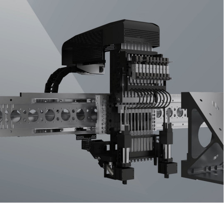 Máquina de montagem de iluminação LED de alta capacidade 48000CPH SMT Pick And Place Machine com 52 alimentadores