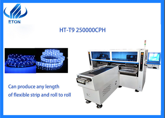 Flexível 250W SMD LED pick and place machine 100m linha de produção de luz de tira
