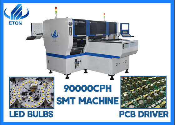 ETON HT-E8D led fabricando SMT montador 48 alimentadores Pick And Place máquina de montagem de PCB