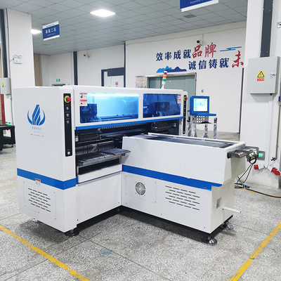 Máquina de montagem SMT de tensão 220AC para Pcb Max Dimensão 500*450mm e peso 2080kg