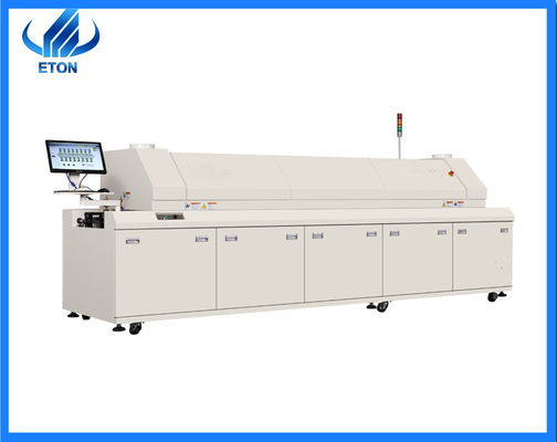 380V 50HZ Solução de solda de refluxo SMT de cinco zonas para montagem suave e precisa de PCB