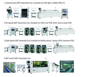 Linha de produção inteira solução, picareta de alta velocidade multi-funcional de alta qualidade e máquina de SMT do lugar