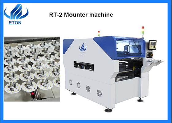 Materiais automáticos da máquina da montagem de 6KW SMT os dois são produzidos simultaneamente