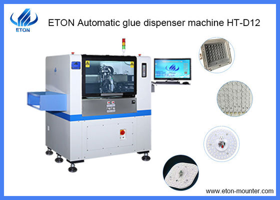 Grande tamanho da máquina automática de alta velocidade do distribuidor da colagem para a lente do diodo emissor de luz