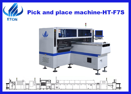 Máquina 2700mm 180000CPH de SMT Mounter da luz do tubo do diodo emissor de luz para a microplaqueta do diodo emissor de luz