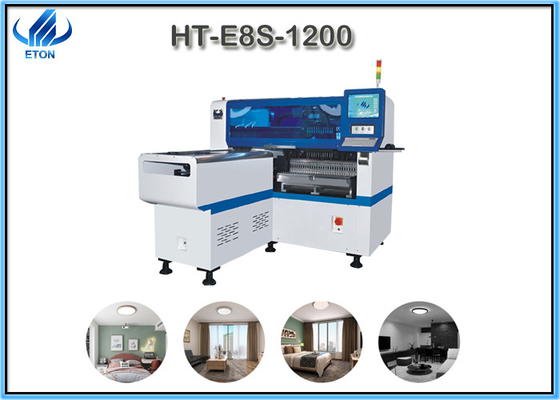 Linha de produção máquinas da picareta de SMT da microplaqueta do diodo emissor de luz e do lugar da elevada precisão 45000 CPH SMT