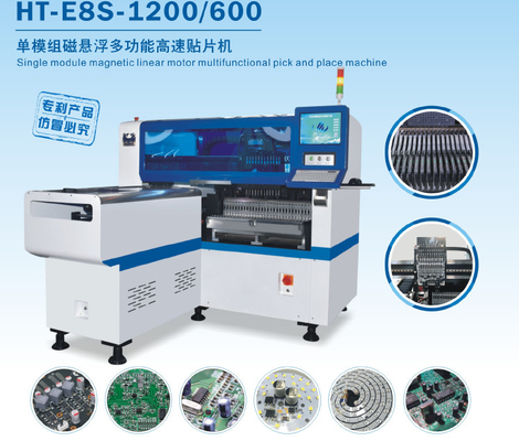 linha picareta do diodo emissor de luz SMT da elevada precisão da máquina de 1200x500MM SMT Mounter e máquina do lugar